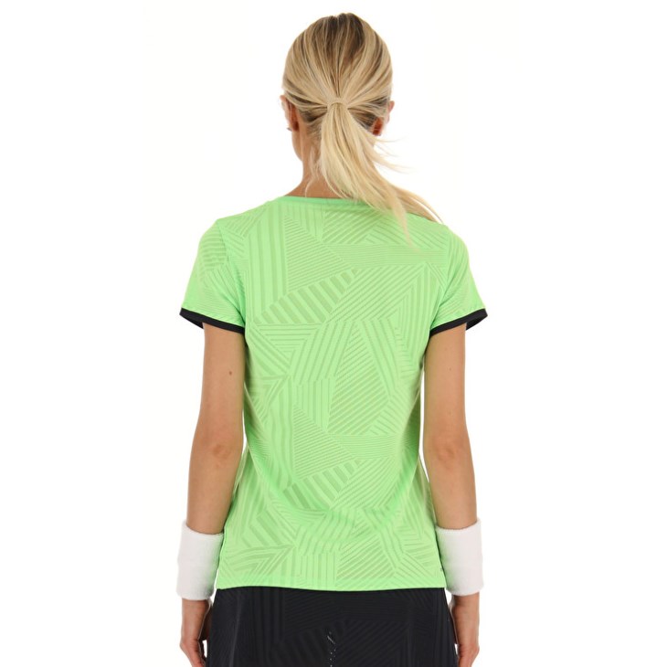 Camiseta Lotto Superrapida W V Mujer Verde | VX057075J5