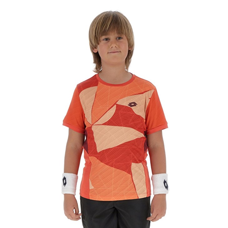 Camiseta Lotto Tech B I D3 Niños Naranjas | TL906010I3