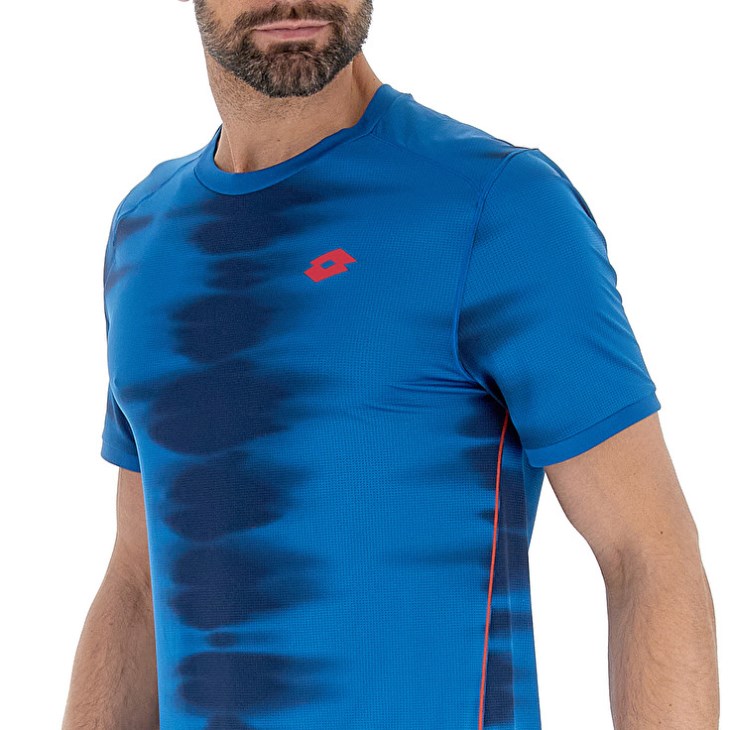 Camiseta Lotto Tech II D2.A Hombre Azules | XU088058K0