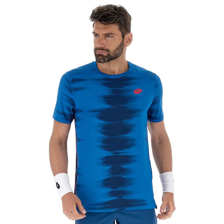 Camiseta Lotto Tech II D2.A Hombre Azules | XU088058K0