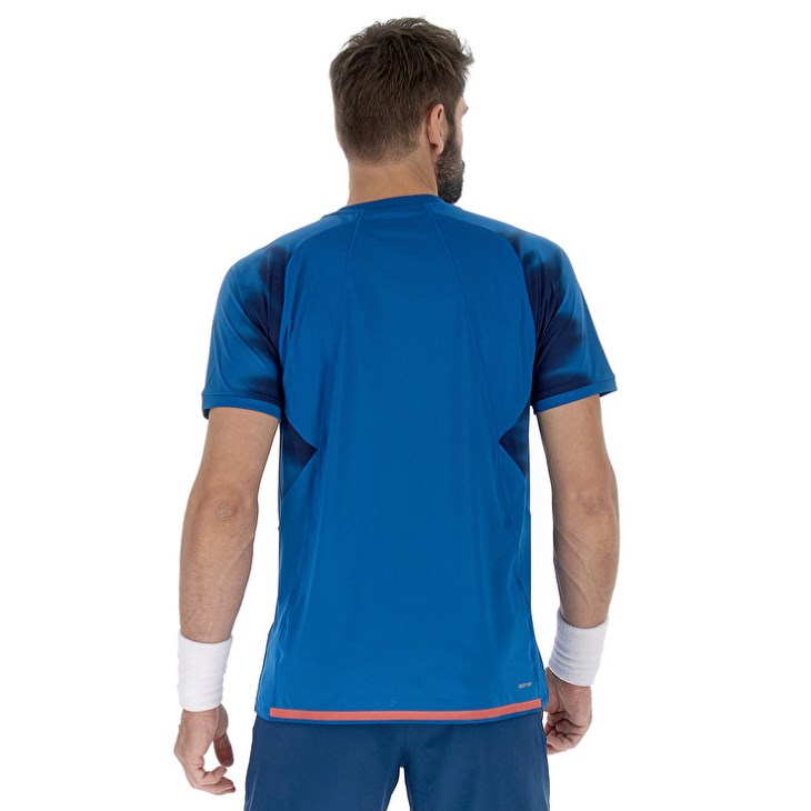 Camiseta Lotto Tech II D2.B Hombre Azules | KV309000N7