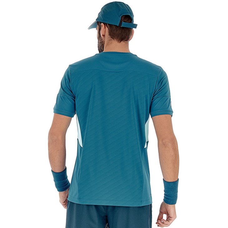 Camiseta Lotto Tech I D1 Hombre Azules | YD201230I6