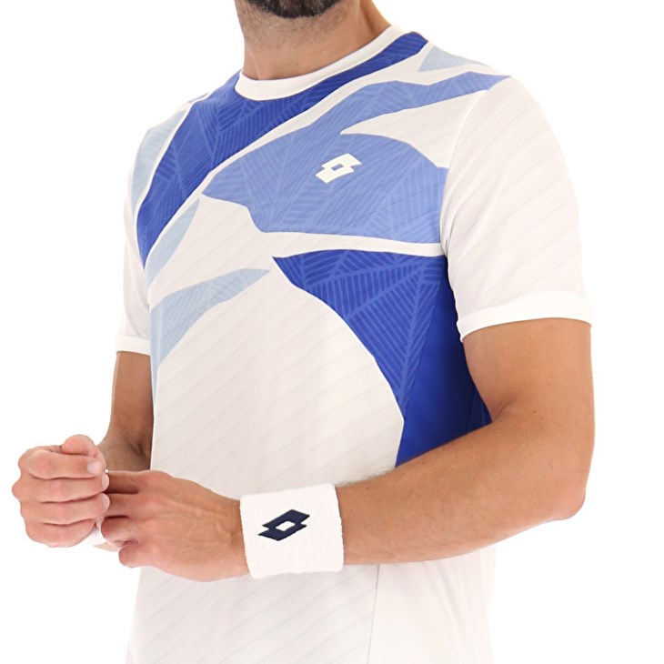 Camiseta Lotto Tech I D2 Hombre Blancas | AW252675K6