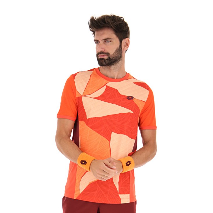 Camiseta Lotto Tech I D3 Hombre Naranjas | BQ194489G0