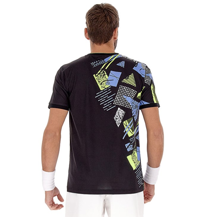 Camiseta Lotto Tech I D5 Hombre Negras | RB924472I2