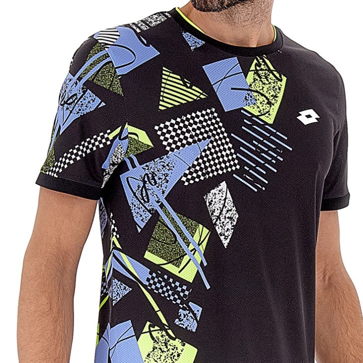 Camiseta Lotto Tech I D5 Hombre Negras | RB924472I2
