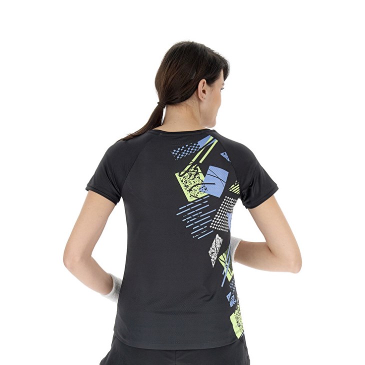 Camiseta Lotto Tech W I D5 Mujer Negras | AL552655U0