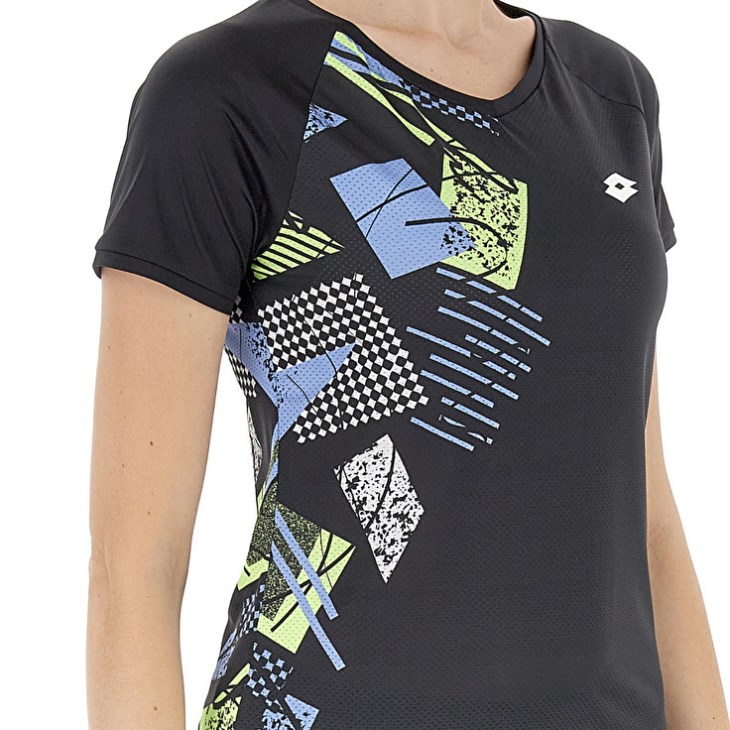 Camiseta Lotto Tech W I D5 Mujer Negras | AL552655U0