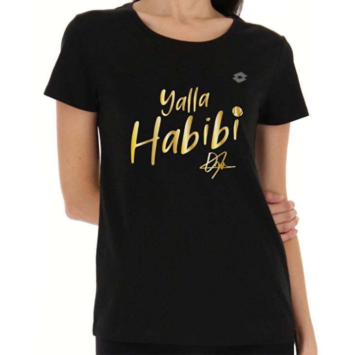 Camiseta Lotto Yalla Habibi Jabeur W Mujer Negras | VW390669U2