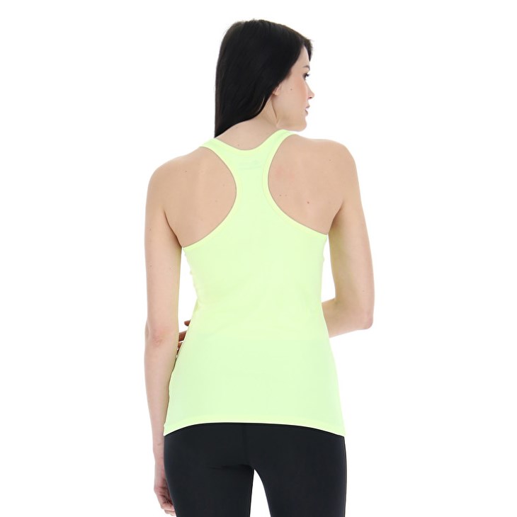 Camiseta sin Manga Lotto MSP W Sports Mujer Amarillo | FU740964E1
