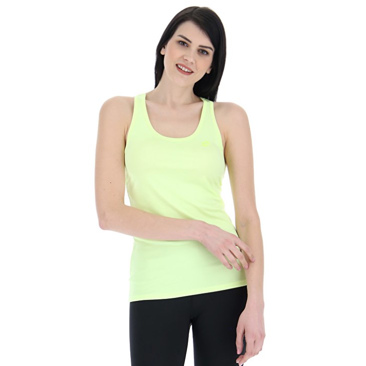 Camiseta sin Manga Lotto MSP W Sports Mujer Amarillo | FU740964E1