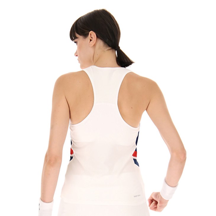Camiseta sin Manga Lotto Squadra W III Mujer Blancas | SK615821X3