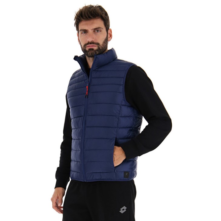 Chaleco Lotto Cortina III Pad PL Hombre Azules | DC707660V4