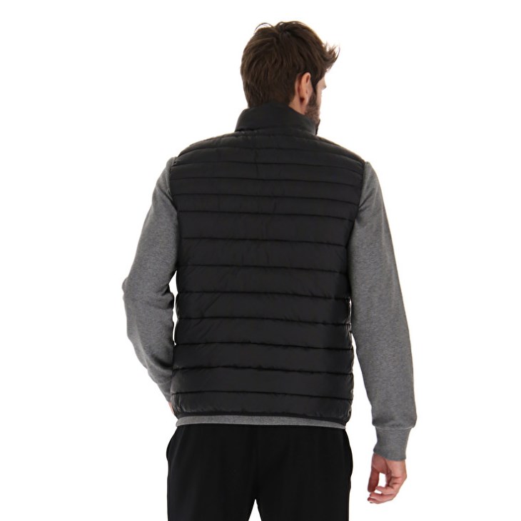 Chaleco Lotto Quilted Cortina III Pad PL Hombre Negras | JS840564W4