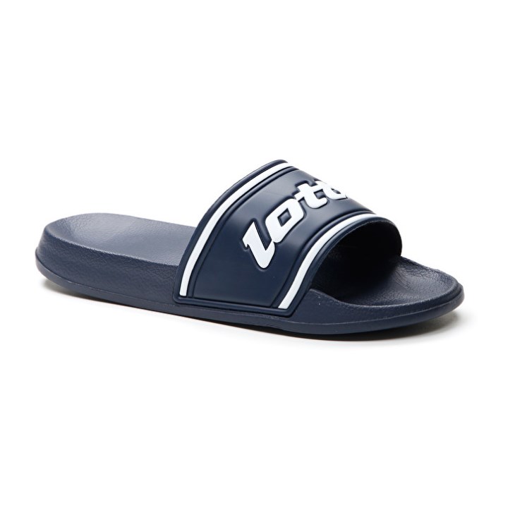 Chanclas Lotto Midway IV Hombre Azules Blancas | LH136583J1