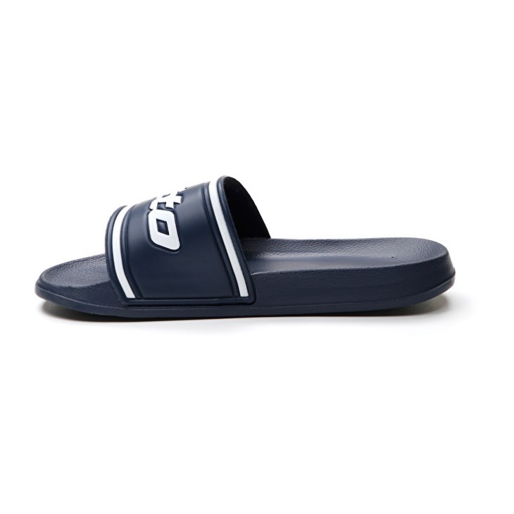 Chanclas Lotto Midway IV Hombre Azules Blancas | LH136583J1