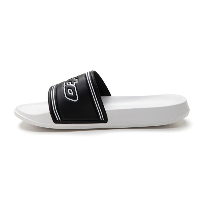Chanclas Lotto Midway IV Hombre Blancas Negras Blancas | GP720582B6