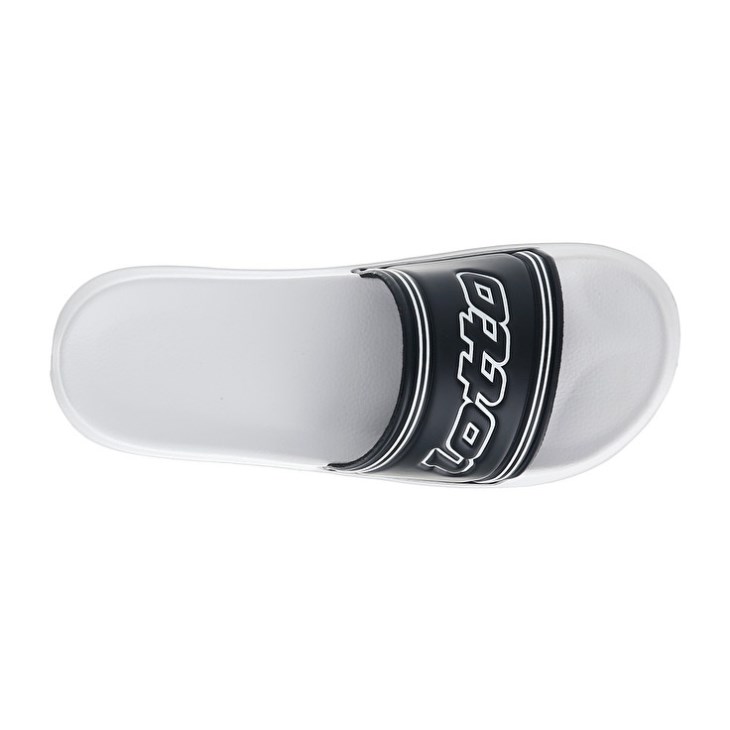 Chanclas Lotto Midway IV Hombre Blancas Negras Blancas | GP720582B6