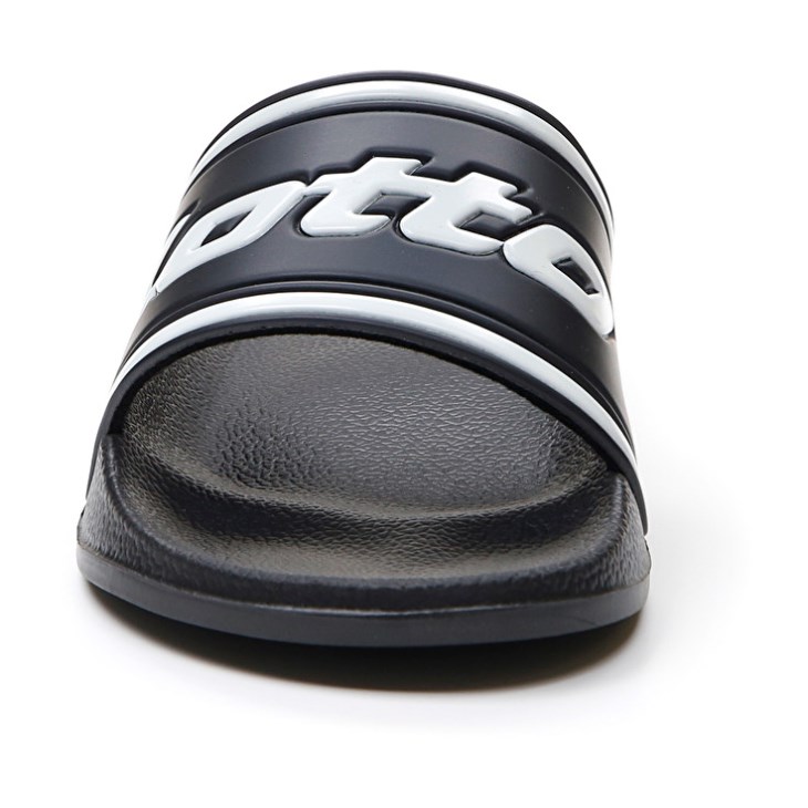 Chanclas Lotto Midway IV Hombre Negras Blancas | NI988038M9