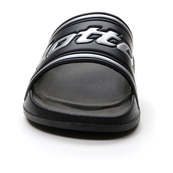 Chanclas Lotto Midway IV W Mujer Negras Plateadas | BF808200O5