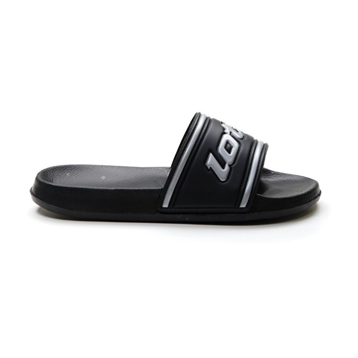 Chanclas Lotto Midway IV W Mujer Negras Plateadas | BF808200O5