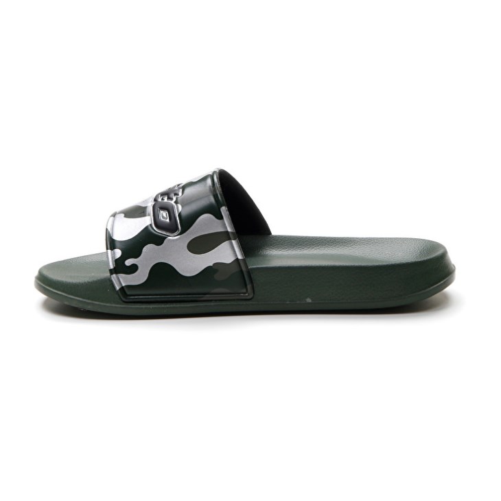 Chanclas Lotto Oceania Camo Hombre Verde Oscuro Verde Oliva Oscuro Gris | LS791239Q0