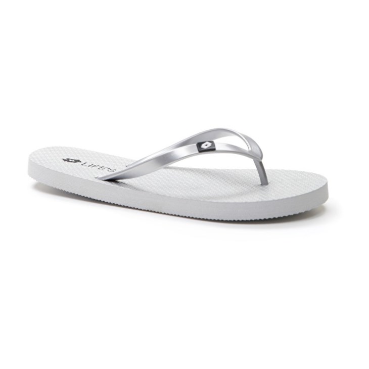 Chancletas Lotto Hiva II Glitter W Mujer Plateadas | CM906540E1