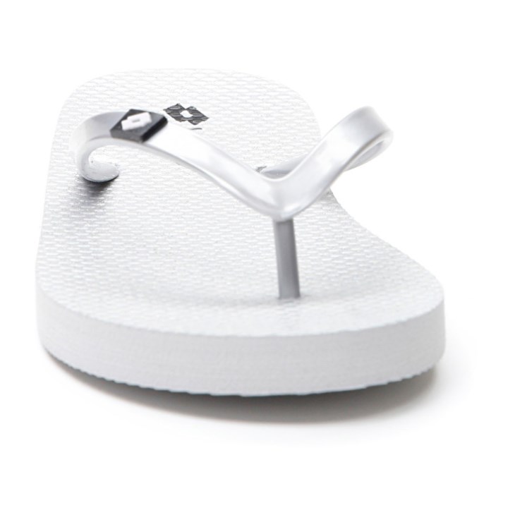 Chancletas Lotto Hiva II Glitter W Mujer Plateadas | CM906540E1