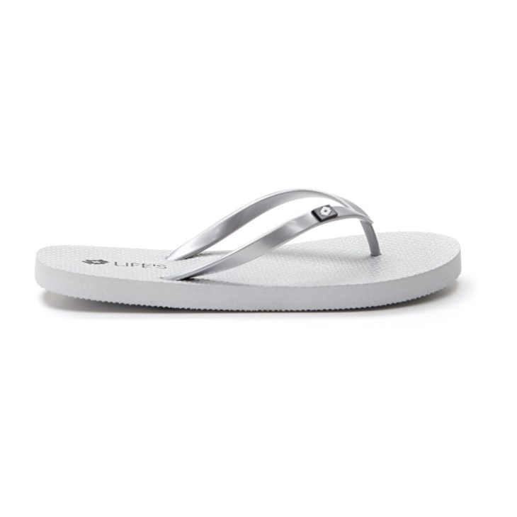 Chancletas Lotto Hiva II Glitter W Mujer Plateadas | CM906540E1