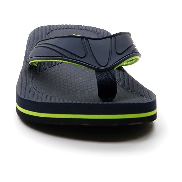 Chancletas Lotto Paros Hombre Negras Verde | GL329242P2