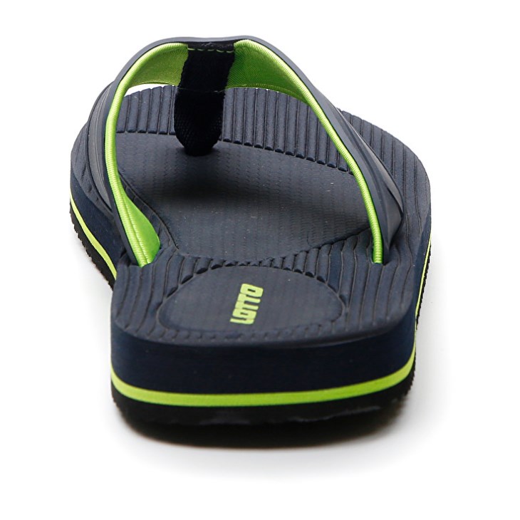 Chancletas Lotto Paros Hombre Negras Verde | GL329242P2