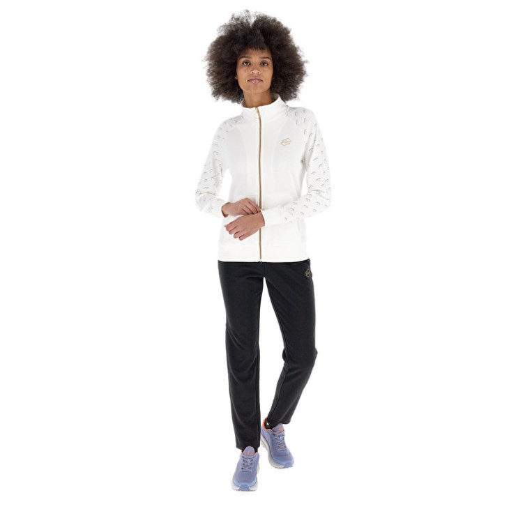 Chandals Lotto Riviera W VIII Mujer Blancas Negras | MT763426K0