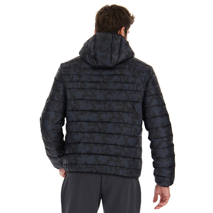 Chaqueta Lotto Bomber Cortina IV HD Pad PRT PL Hombre Negras | LX276317H0