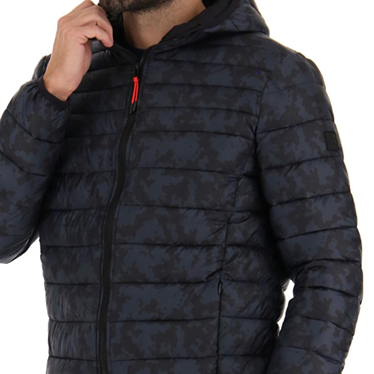 Chaqueta Lotto Bomber Cortina IV HD Pad PRT PL Hombre Negras | LX276317H0