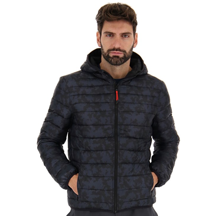 Chaqueta Lotto Bomber Cortina IV HD Pad PRT PL Hombre Negras | LX276317H0