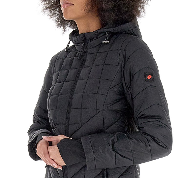 Chaqueta Lotto Bomber Cortina W IV HD Mujer Negras | JM617351G5