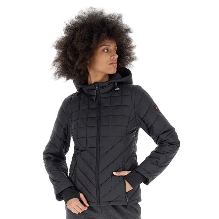 Chaqueta Lotto Bomber Cortina W IV HD Mujer Negras | JM617351G5