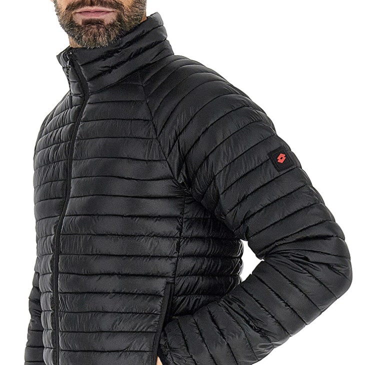 Chaqueta Lotto Bomber Gardena Hombre Negras | UC894399Q1