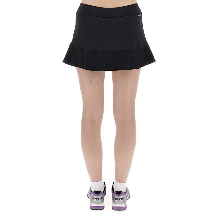 Falda Lotto Squadra W III Mujer Negras | EG261486H1