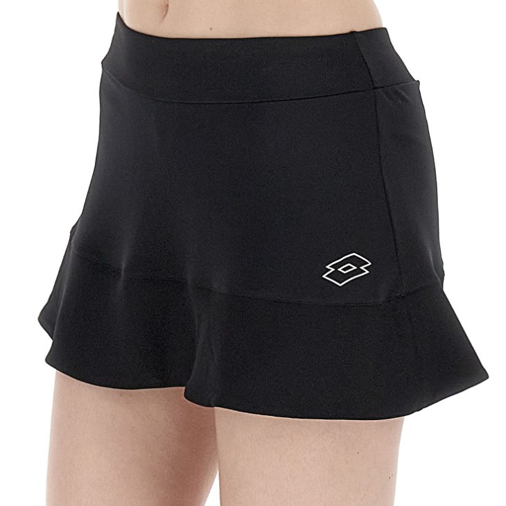 Falda Lotto Squadra W III Mujer Negras | EG261486H1