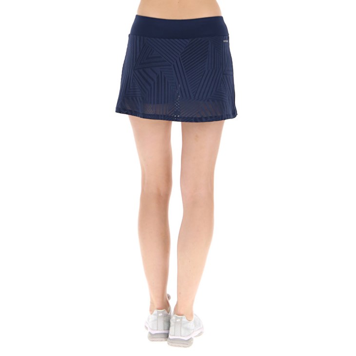 Falda Lotto Superrapida W V Mujer Azules Oscuro Amarillo | QF713471L2