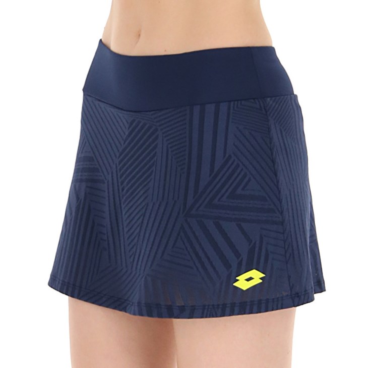 Falda Lotto Superrapida W V Mujer Azules Oscuro Amarillo | QF713471L2
