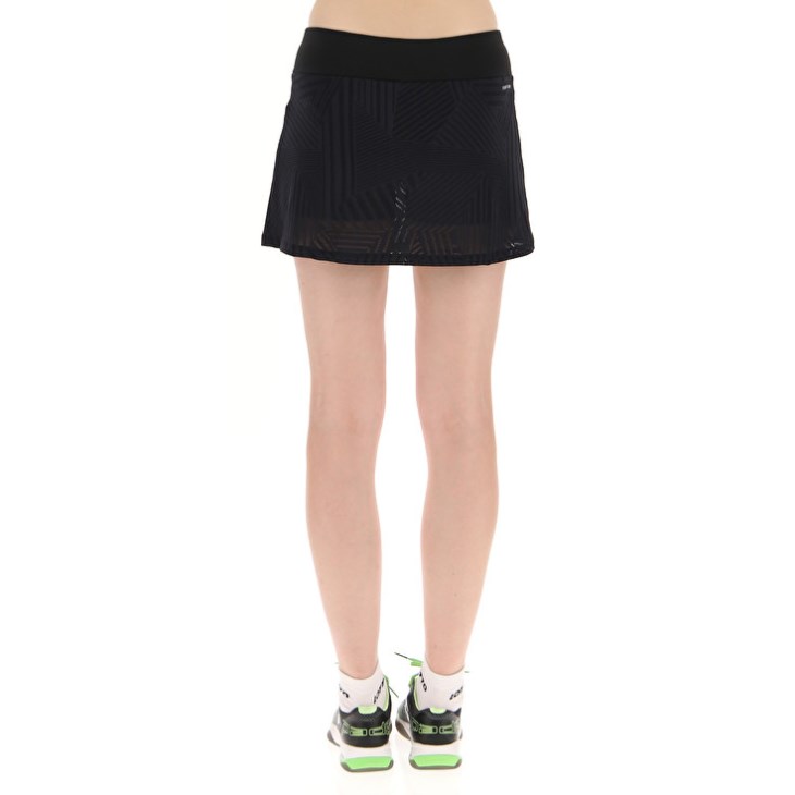 Falda Lotto Superrapida W V Mujer Negras Verde | YW330743B8