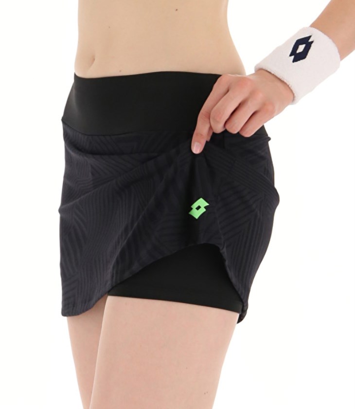 Falda Lotto Superrapida W V Mujer Negras Verde | YW330743B8