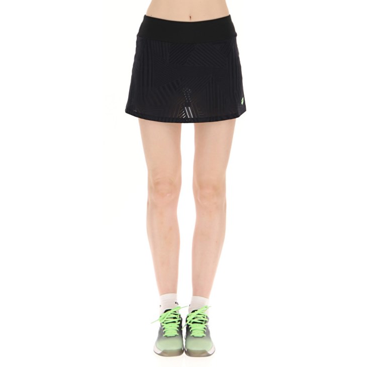 Falda Lotto Superrapida W V Mujer Negras Verde | YW330743B8