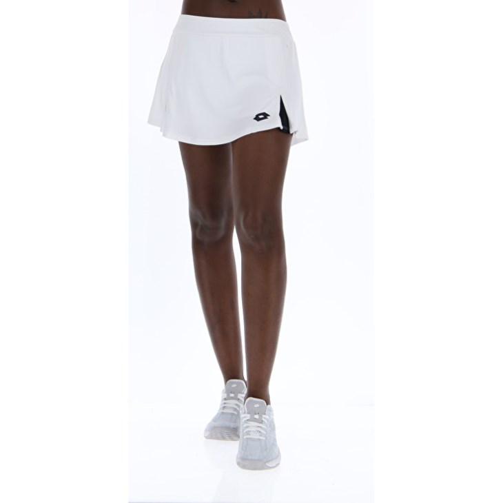 Falda Lotto Top Ten W III PL Mujer Blancas Negras | XP201900K5