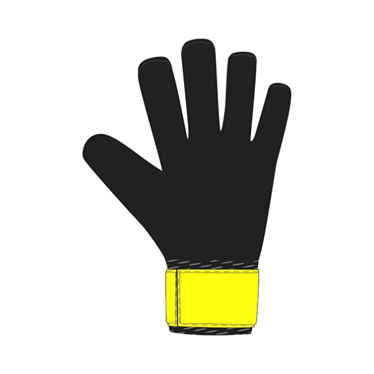 Guantes Lotto Goalkeeper GK Spider 500 Negras Amarillo | PM149514Y8