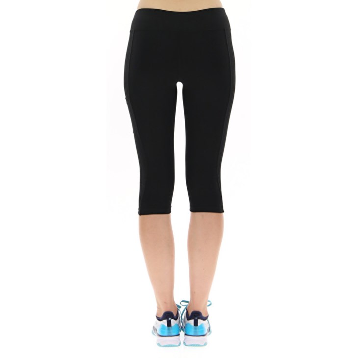 Leggins Lotto Squadra W Mid PL Mujer Negras | LG139283H7