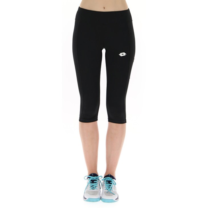 Leggins Lotto Squadra W Mid PL Mujer Negras | LG139283H7