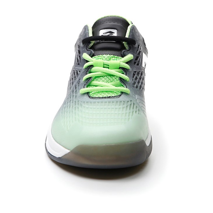 Padel Shoes Lotto Superrapida 100 Hombre Verde Blancas Negras | WJ457845K2